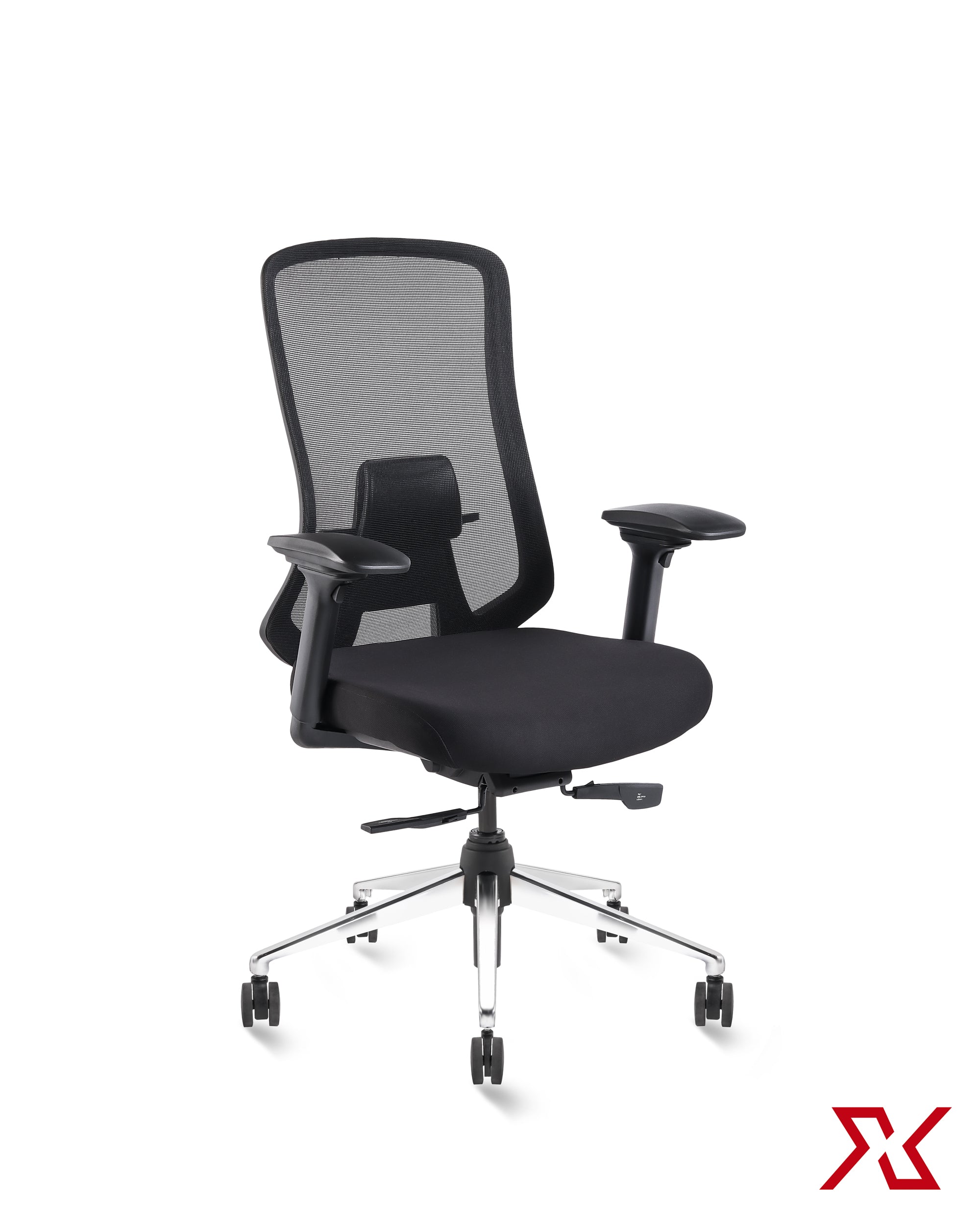 Alex Medium Back Fly (Black Chair)