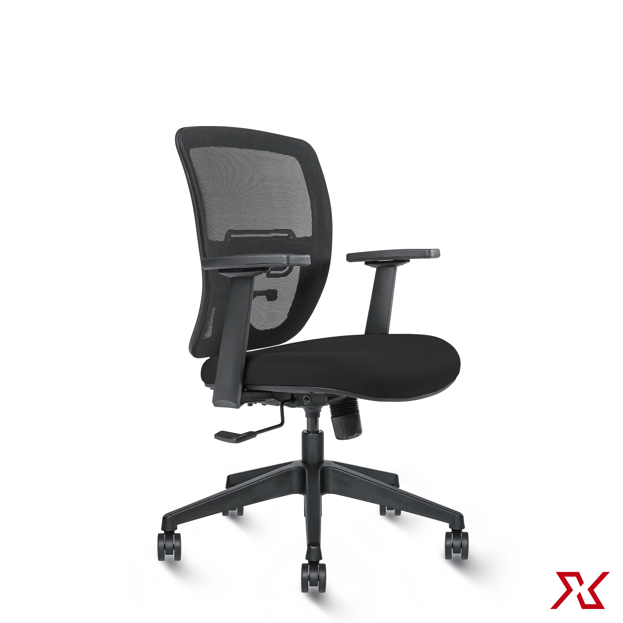 STORM Medium Back Eco (Black Chair)