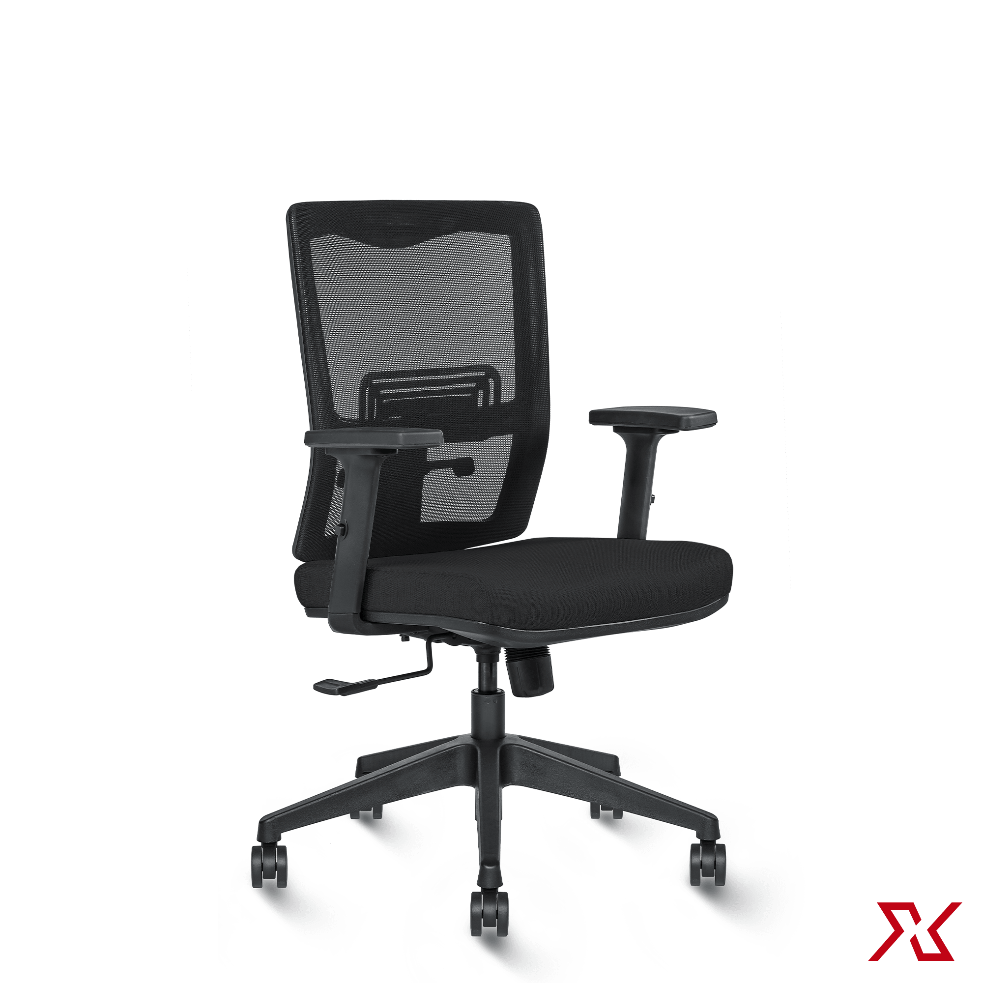 ZAP Medium Back LX (Black Chair) - Exclusiff Seating Sytems