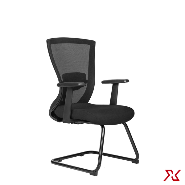 BDEVISE CHAIR ブラックデザイン ZINC Medium Back Visitor (Black Chair) – Exclusiff Seating