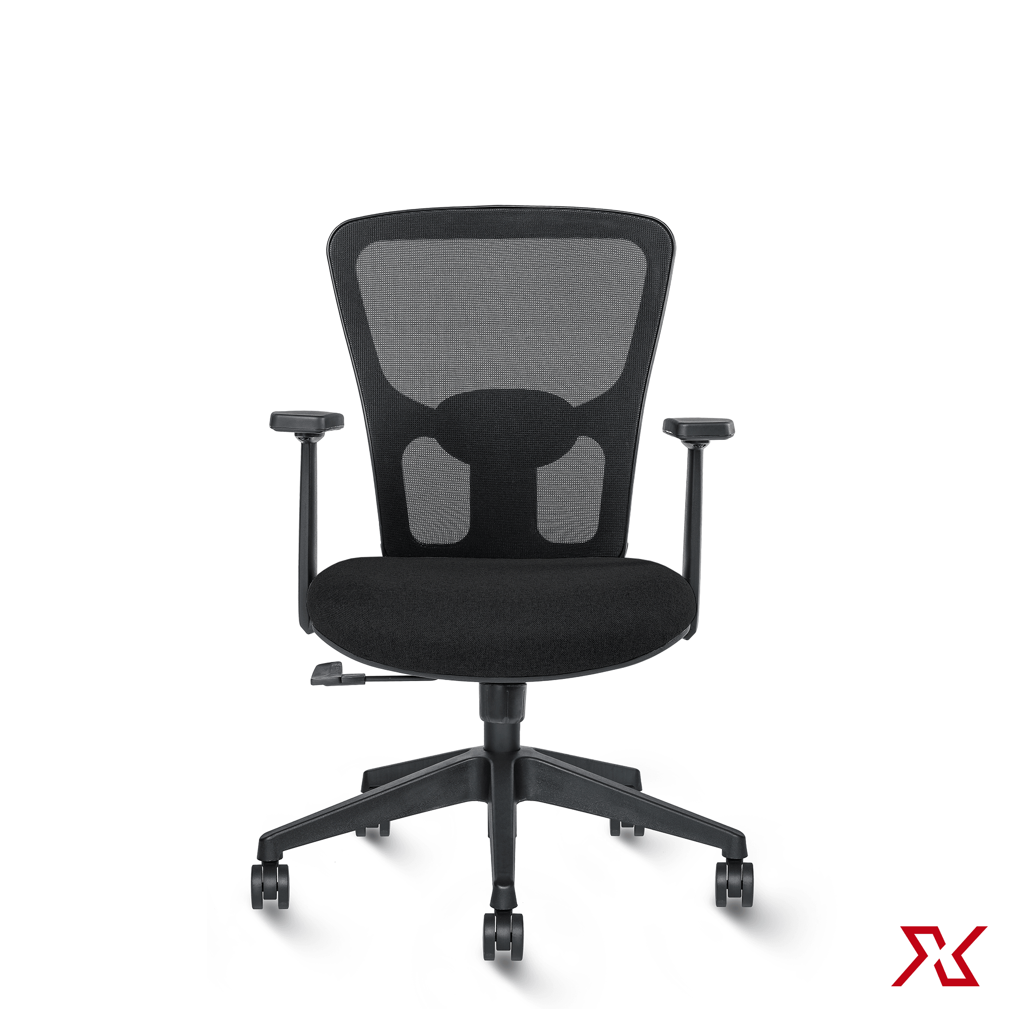 JAZZ Medium Back Fly (Black Chair) - Exclusiff Seating Sytems