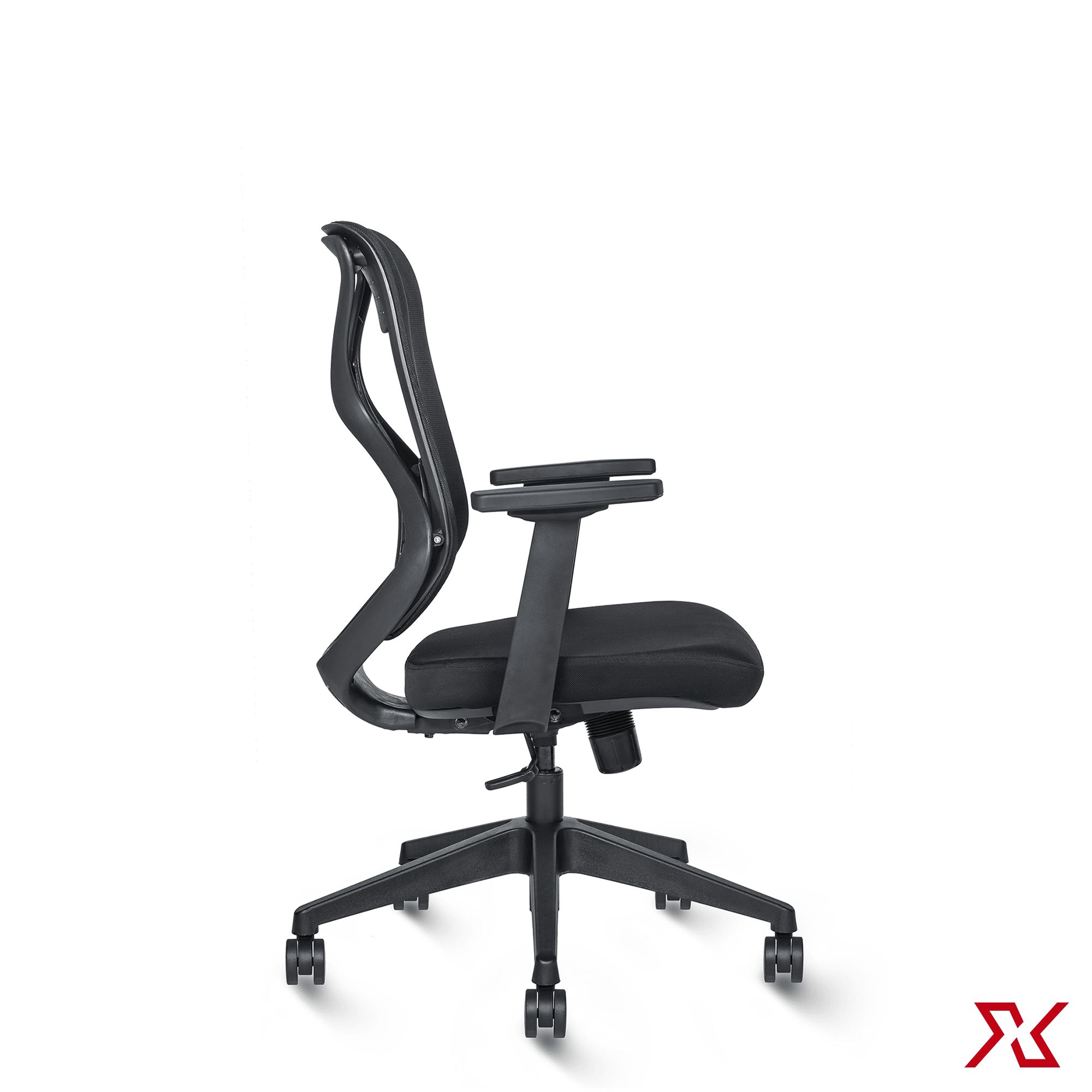 ZEN Medium Back Fly All (Black Chair)