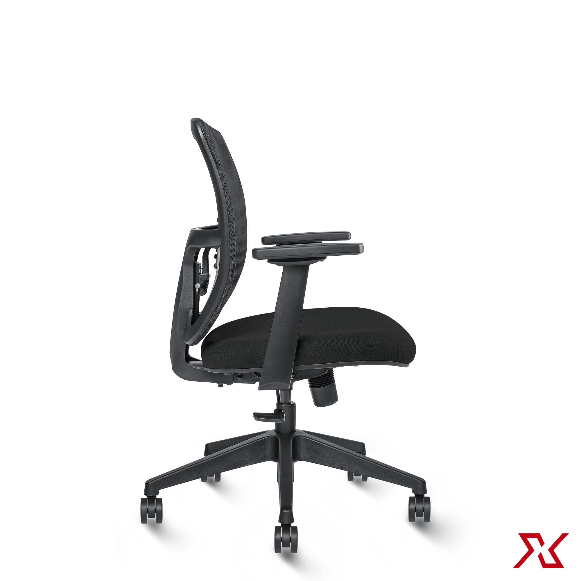 STORM Medium Back Eco (Black Chair)
