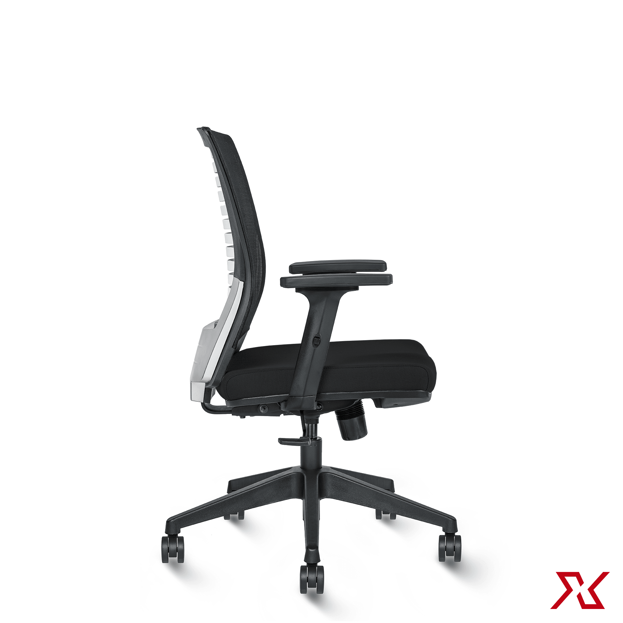 VINO Medium Back LX (Black Chair) - Exclusiff Seating Sytems