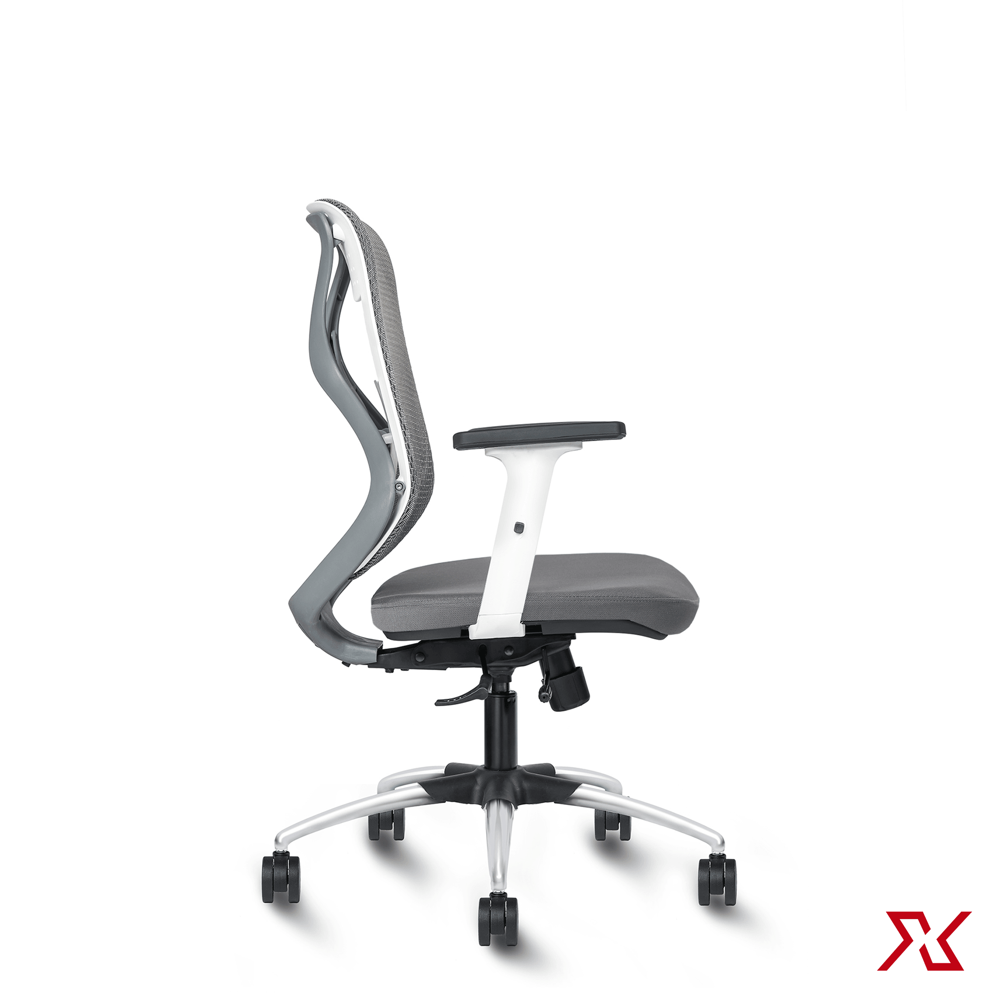 ZEN Medium Back ZX (Grey Chair) - Exclusiff Seating Sytems