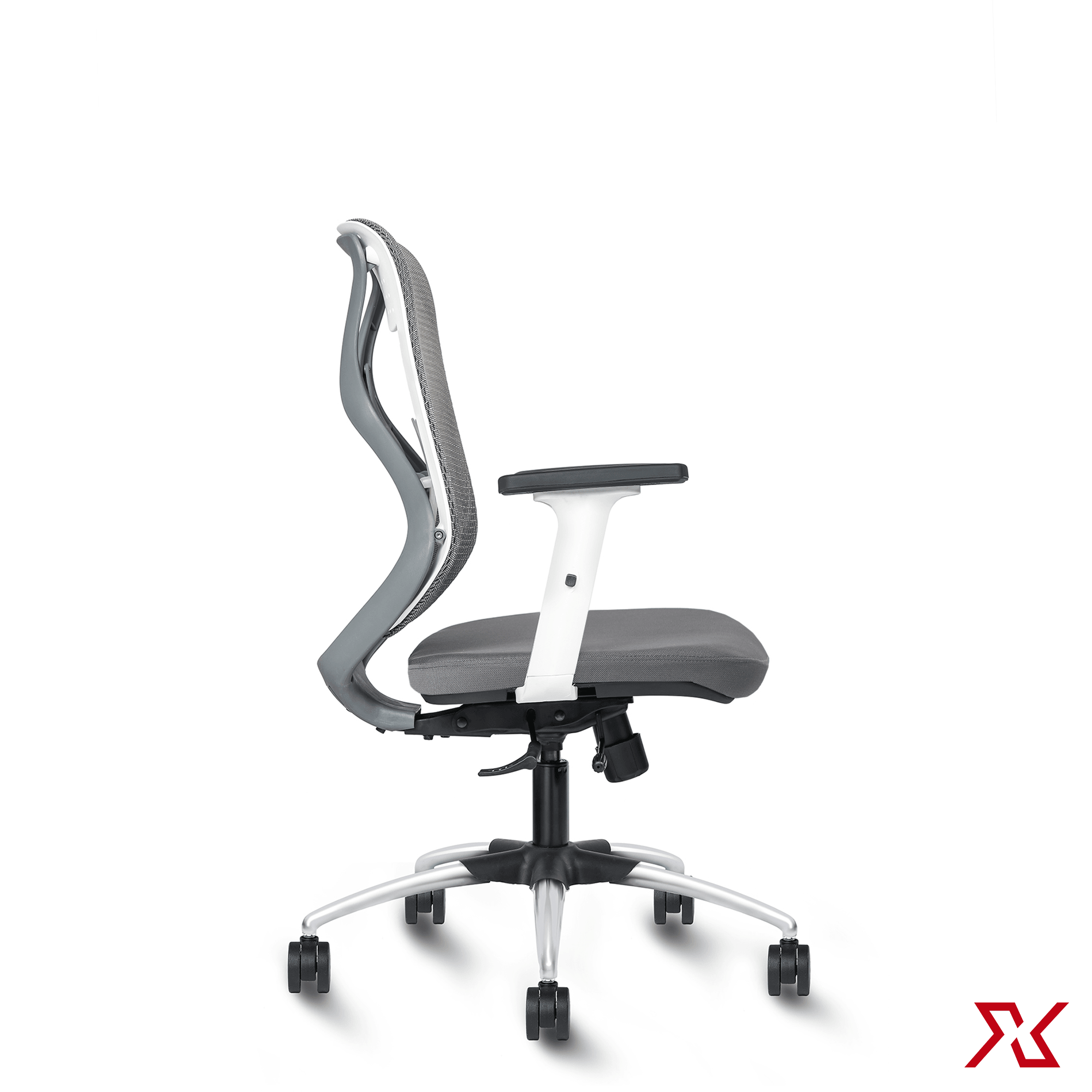 ZEN Medium Back ZX (Grey Chair)
