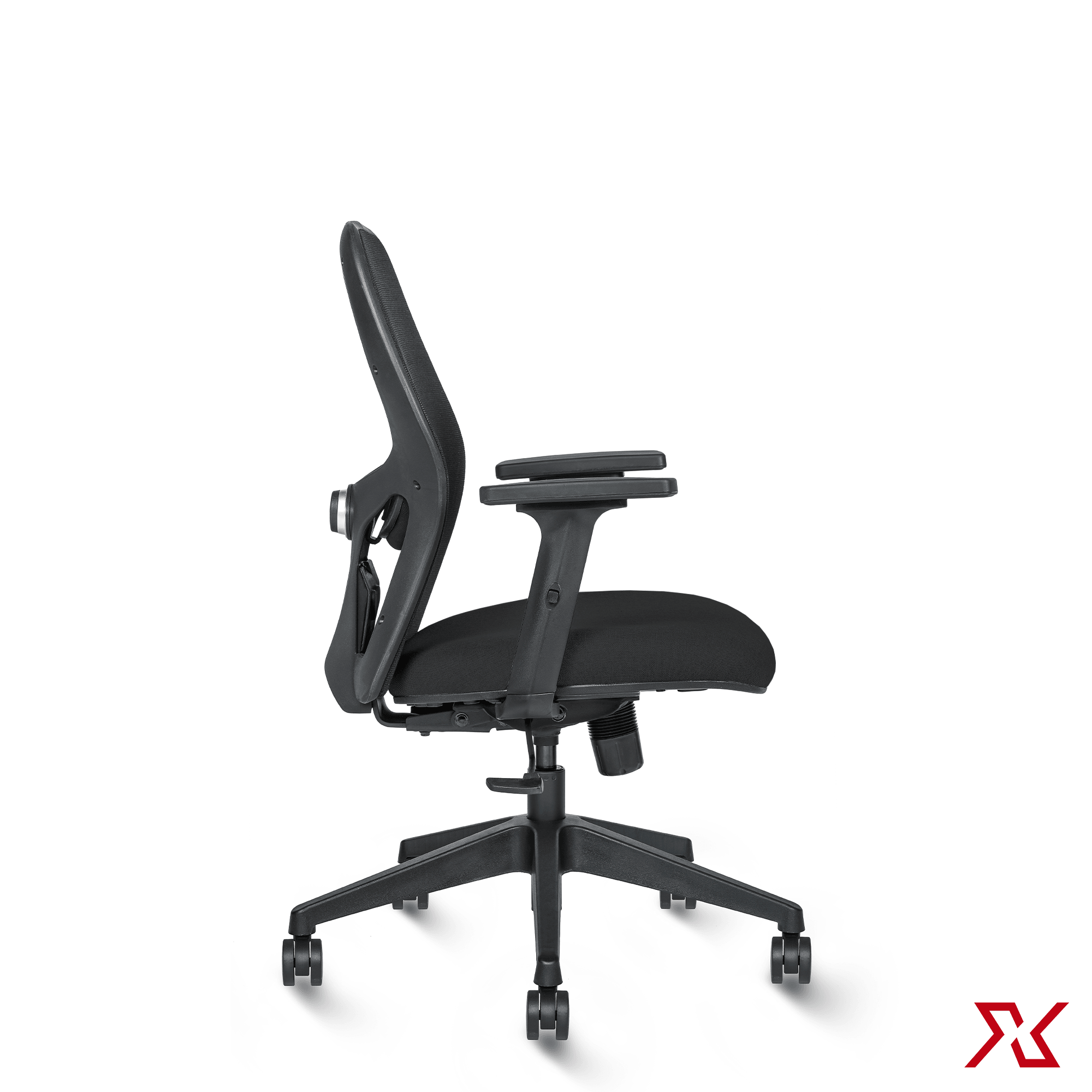 OSCAR Medium Back LX (Black Chair) - Exclusiff Seating Sytems