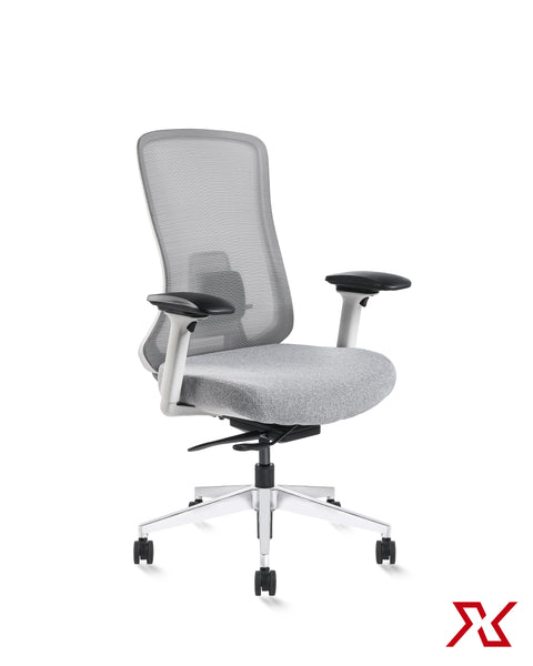 Alex Medium Back Max (White Chair) – Exclusiff Seating Sytems