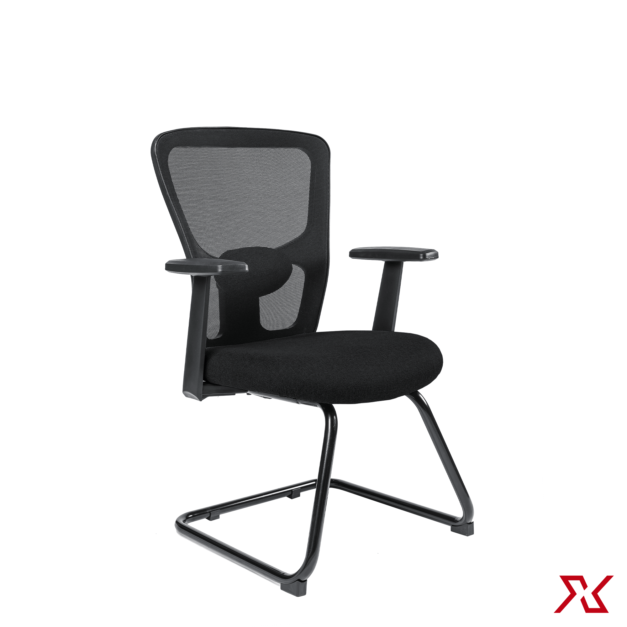 JAZZ Medium Back Visitor Black Chair Exclusiff Seating Sytems