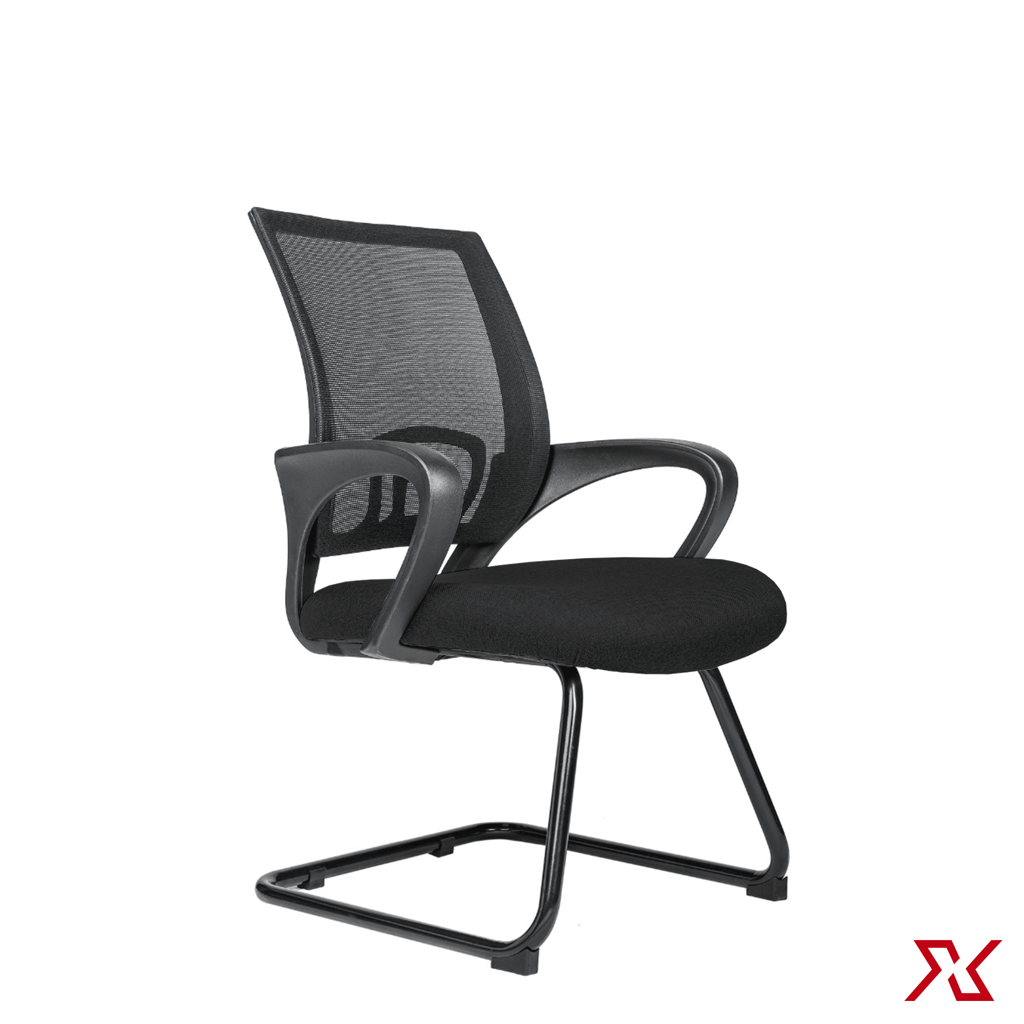 BEETLE Medium Back Visitor (Black Chair) - Exclusiff Seating Sytems