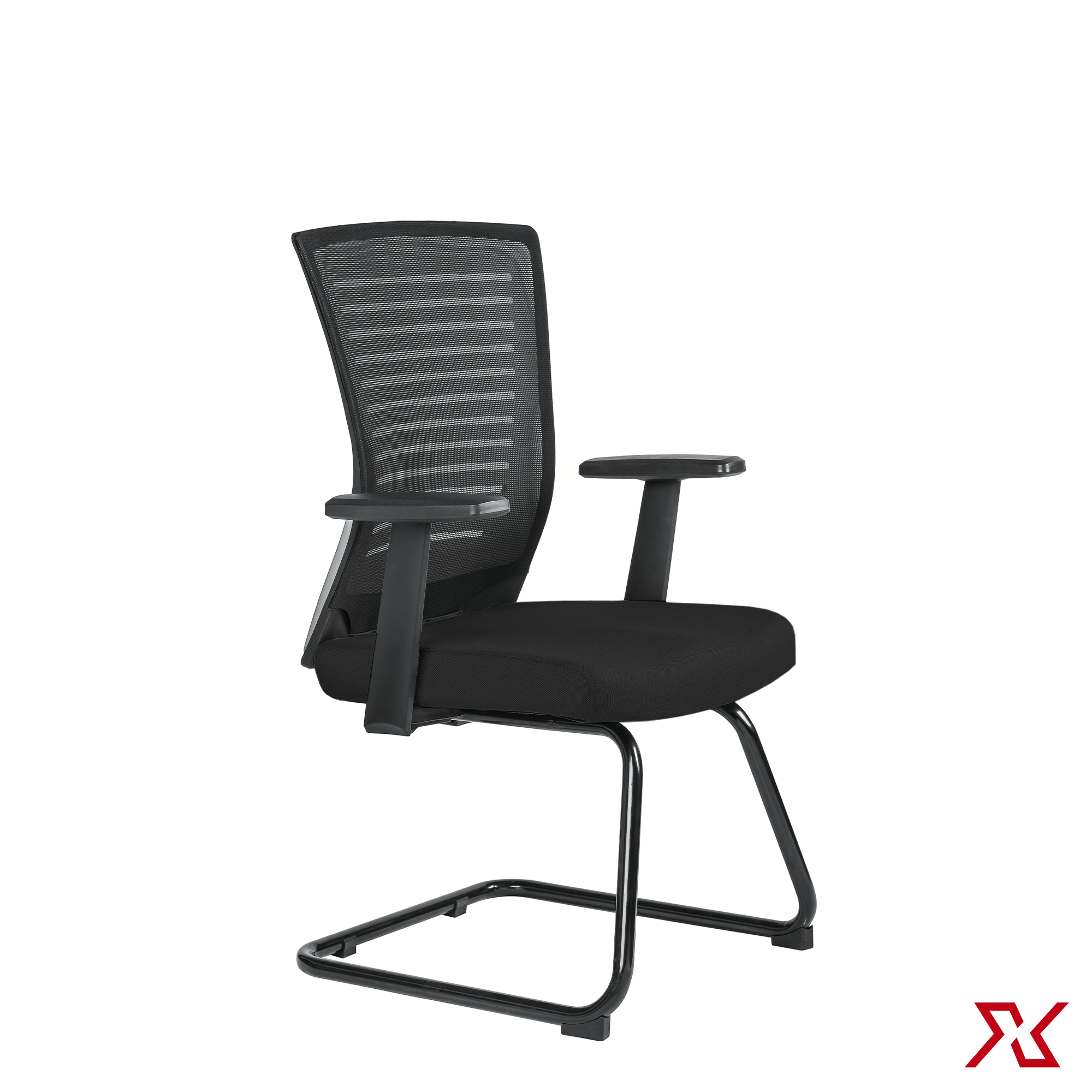 VINO Medium Back Visitor (Black Chair) - Exclusiff Seating Sytems