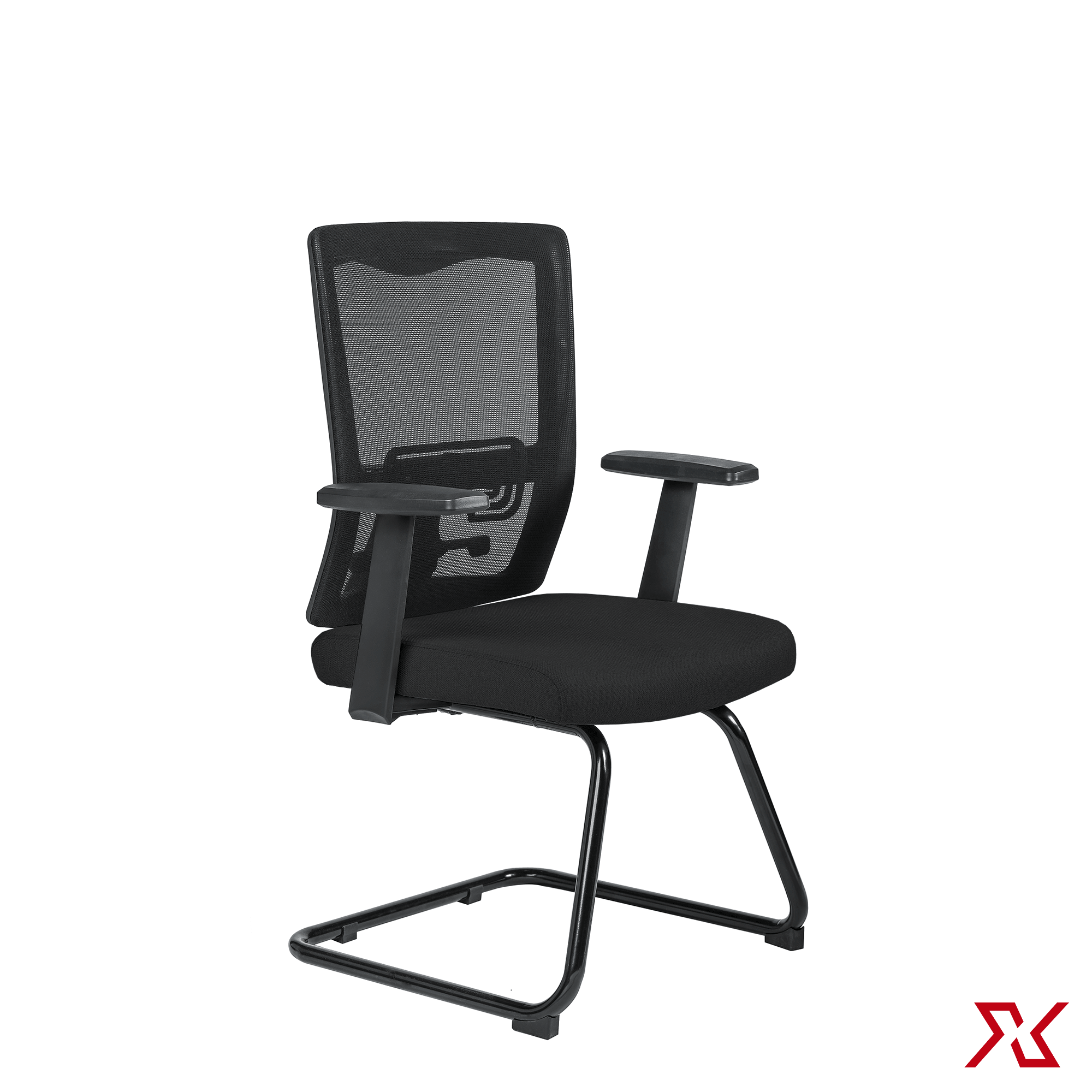 ZAP Medium Back Visitor (Black Chair) - Exclusiff Seating Sytems