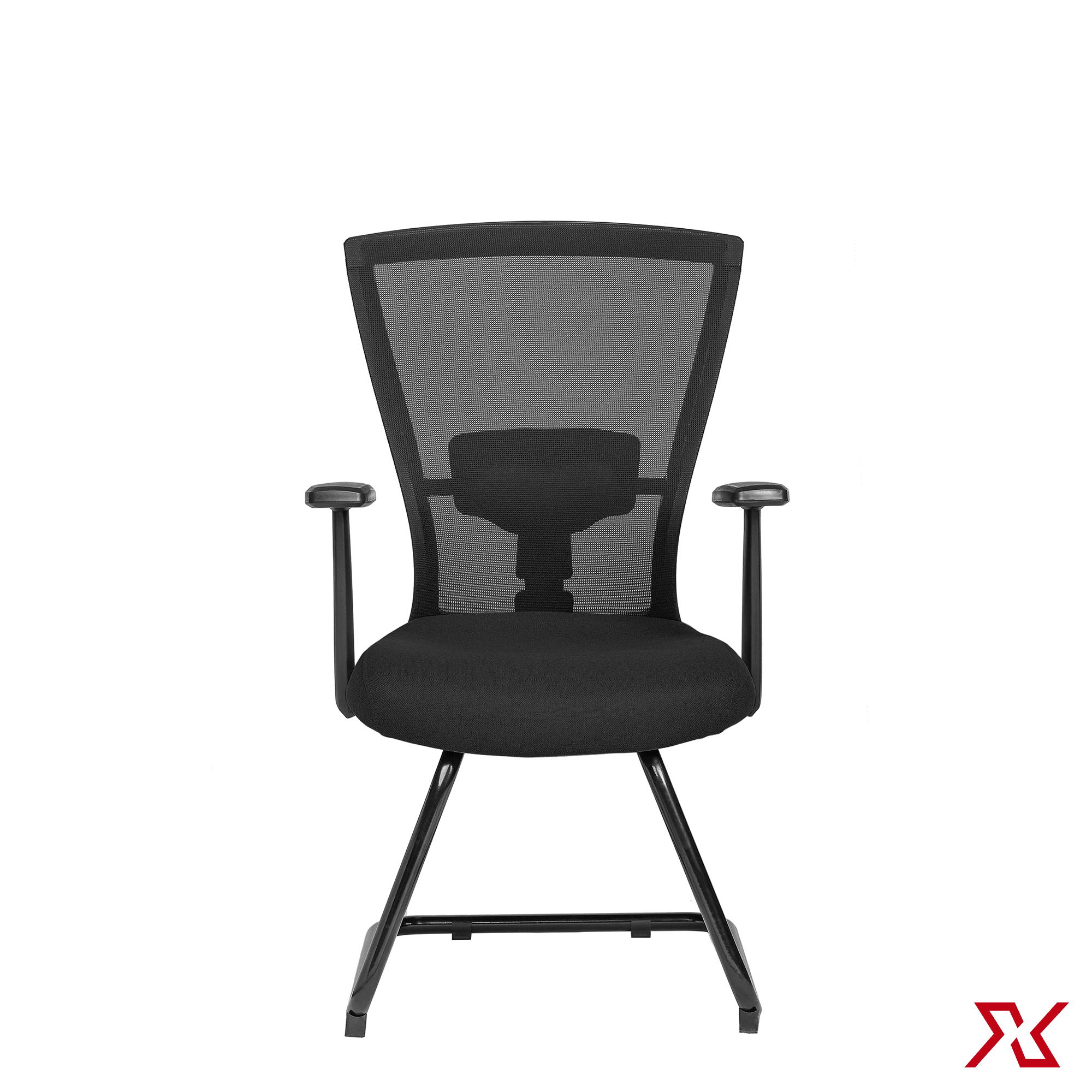 ZINC Medium Back Visitor (Black Chair) - Exclusiff Seating Sytems