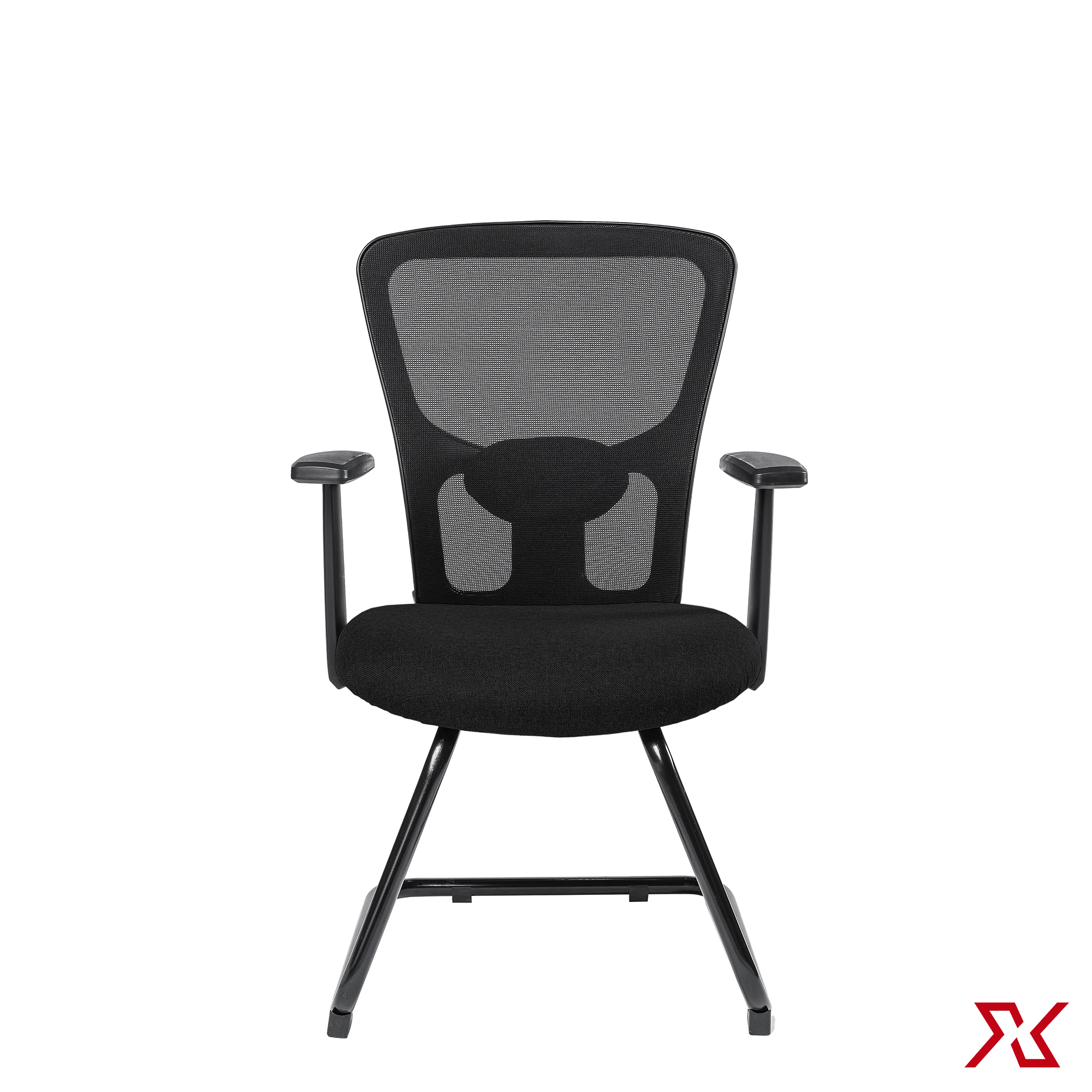 JAZZ Medium Back Visitor (Black Chair) - Exclusiff Seating Sytems