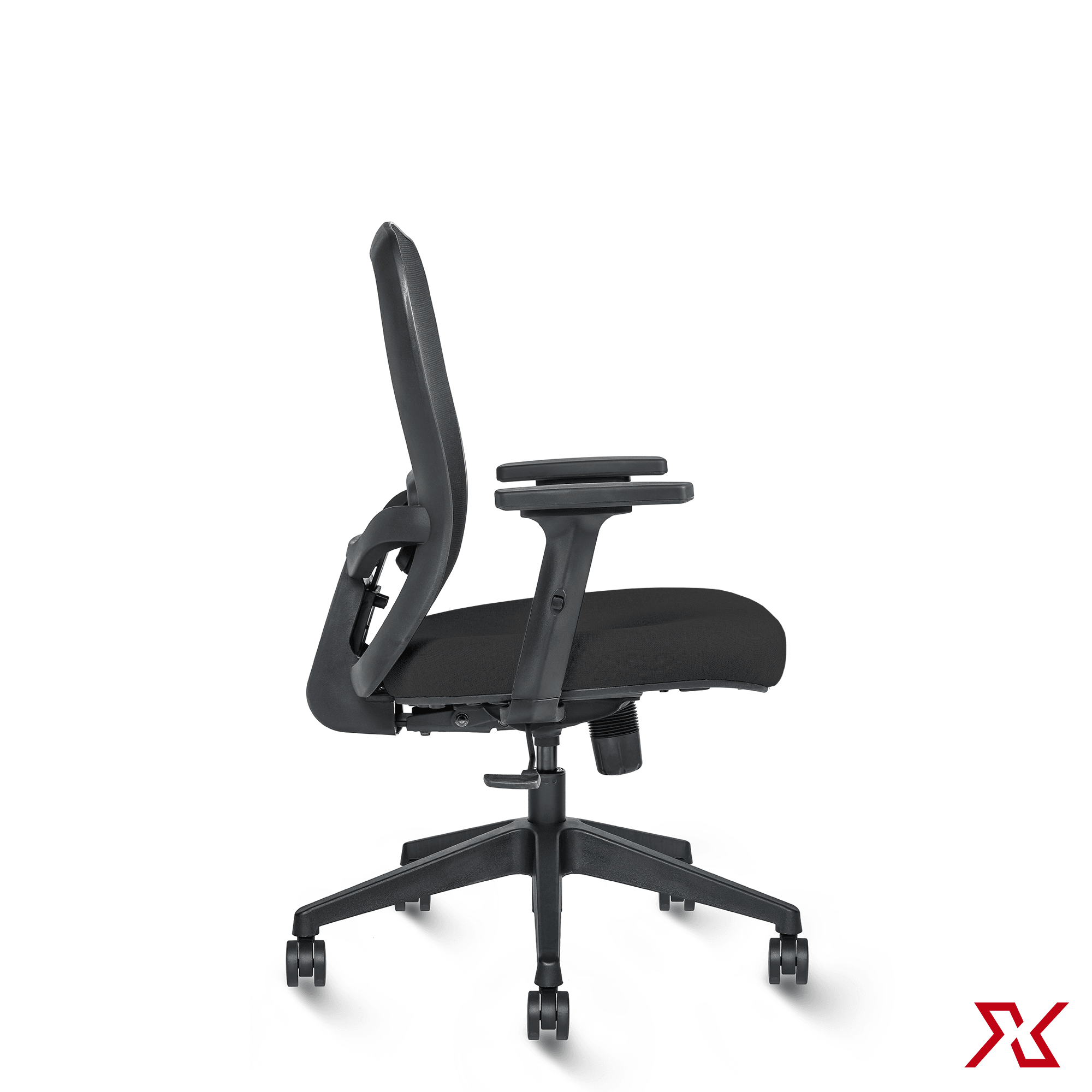 DUNE Medium Back LX (Black Chair) - Exclusiff Seating Sytems