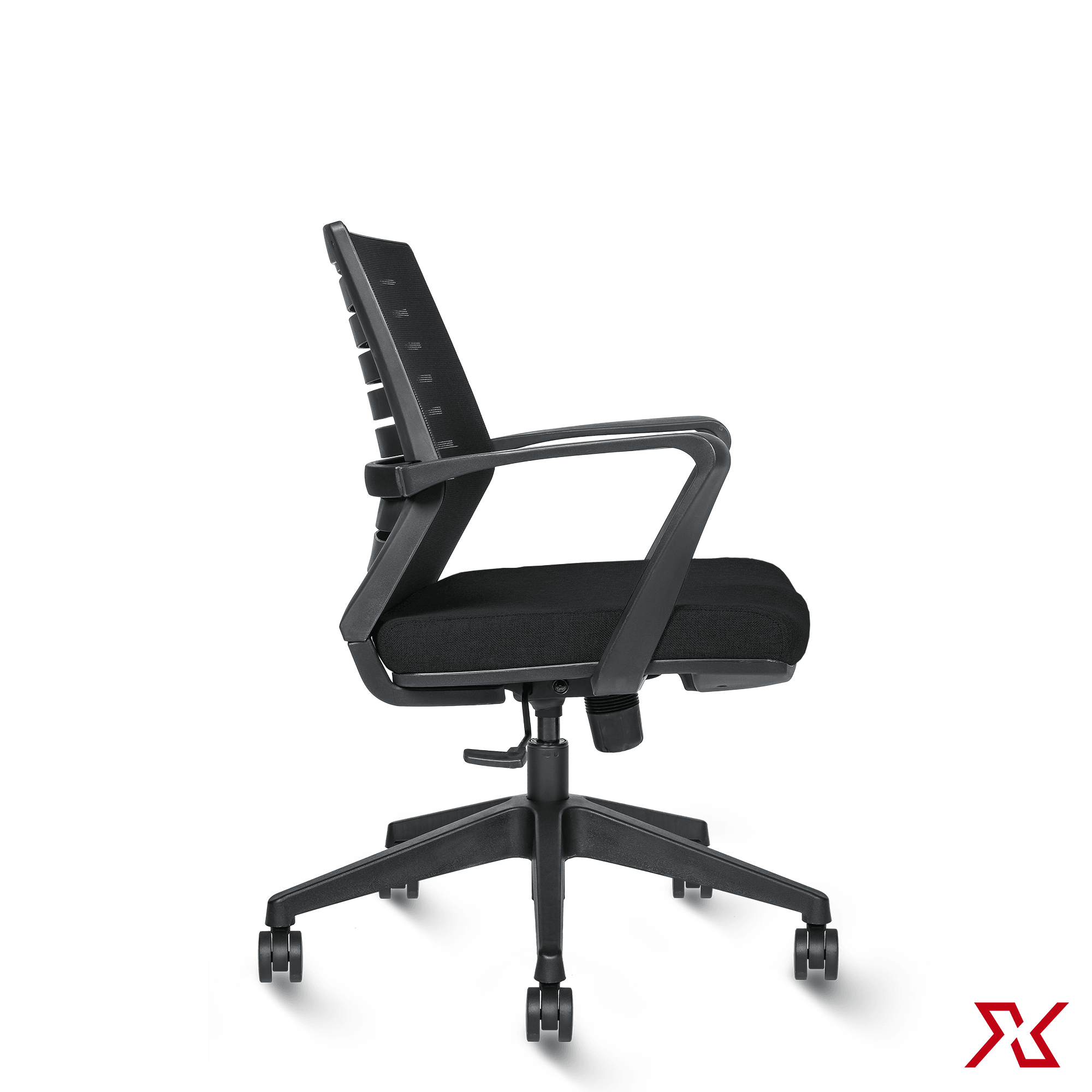 TOM Medium Back (Black Chair) - Exclusiff Seating Sytems