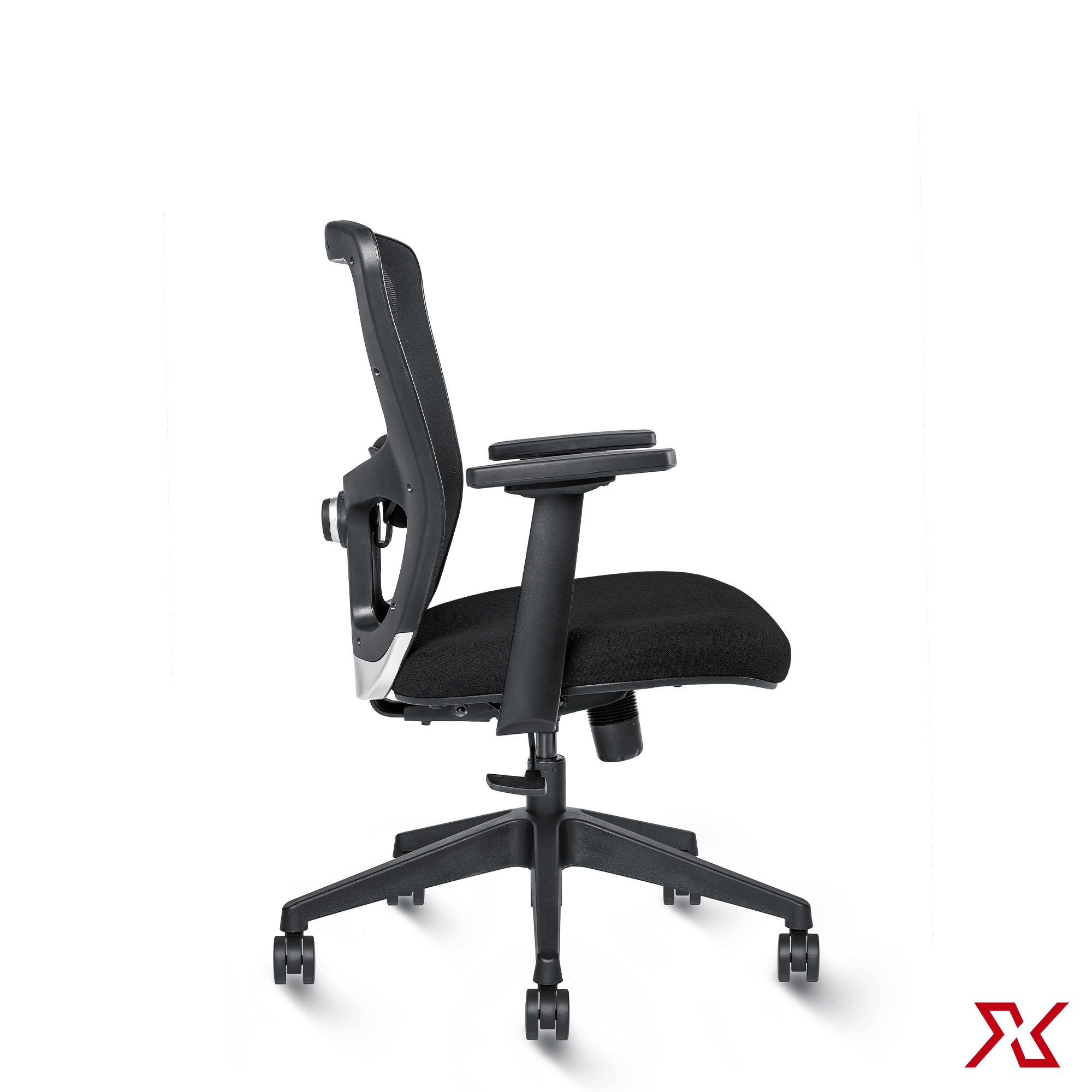 JAZZ Medium Back Fly (Black Chair) - Exclusiff Seating Sytems