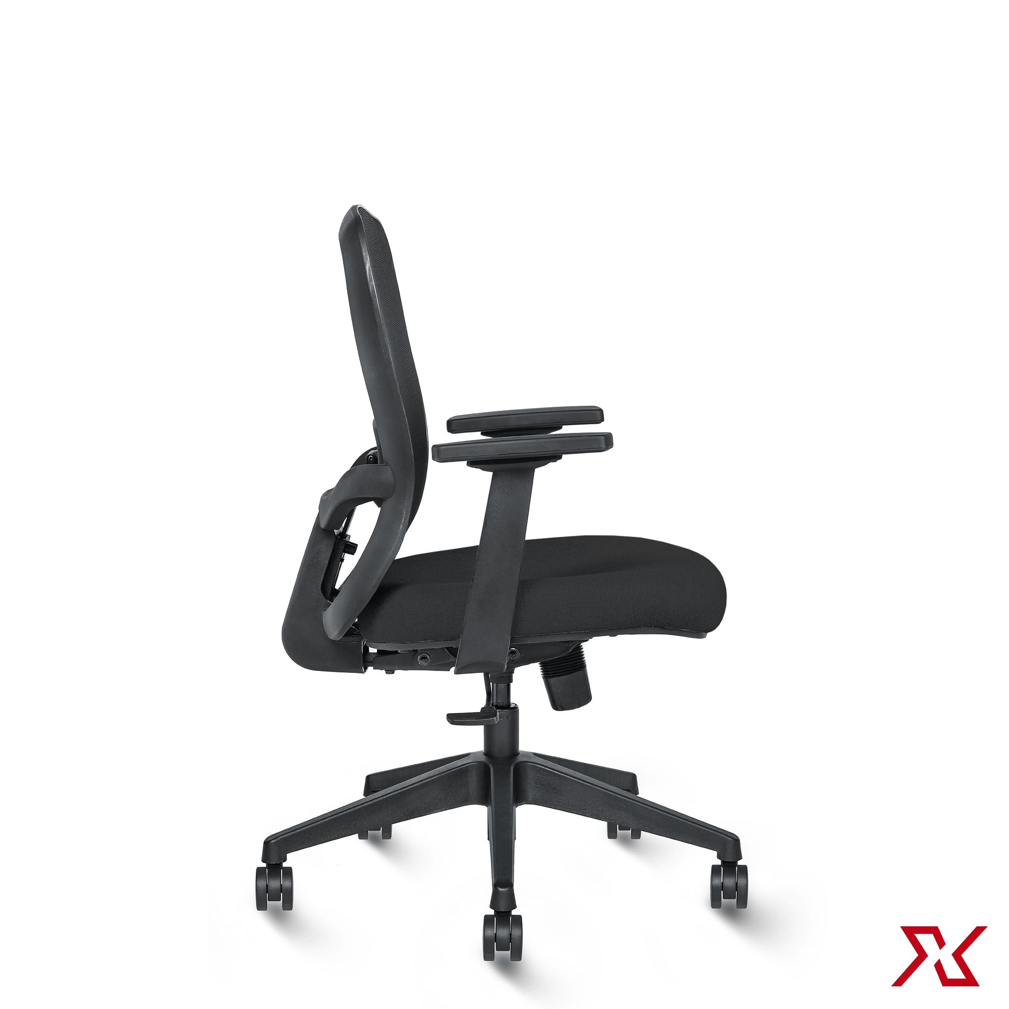 DUNE Medium Back Fly (Black Chair) - Exclusiff Seating Sytems