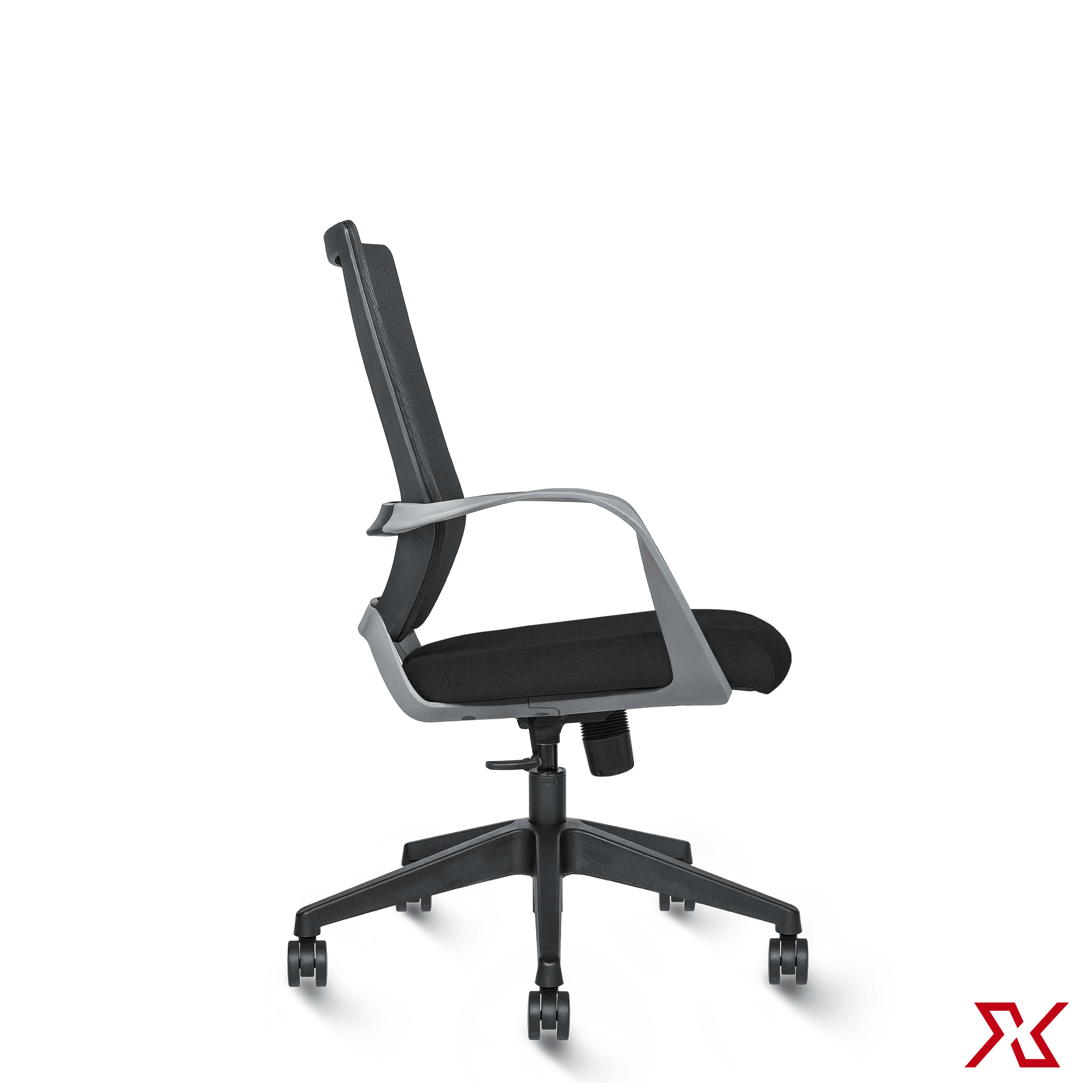 ZAK Medium Back (Black Chair) - Exclusiff Seating Sytems