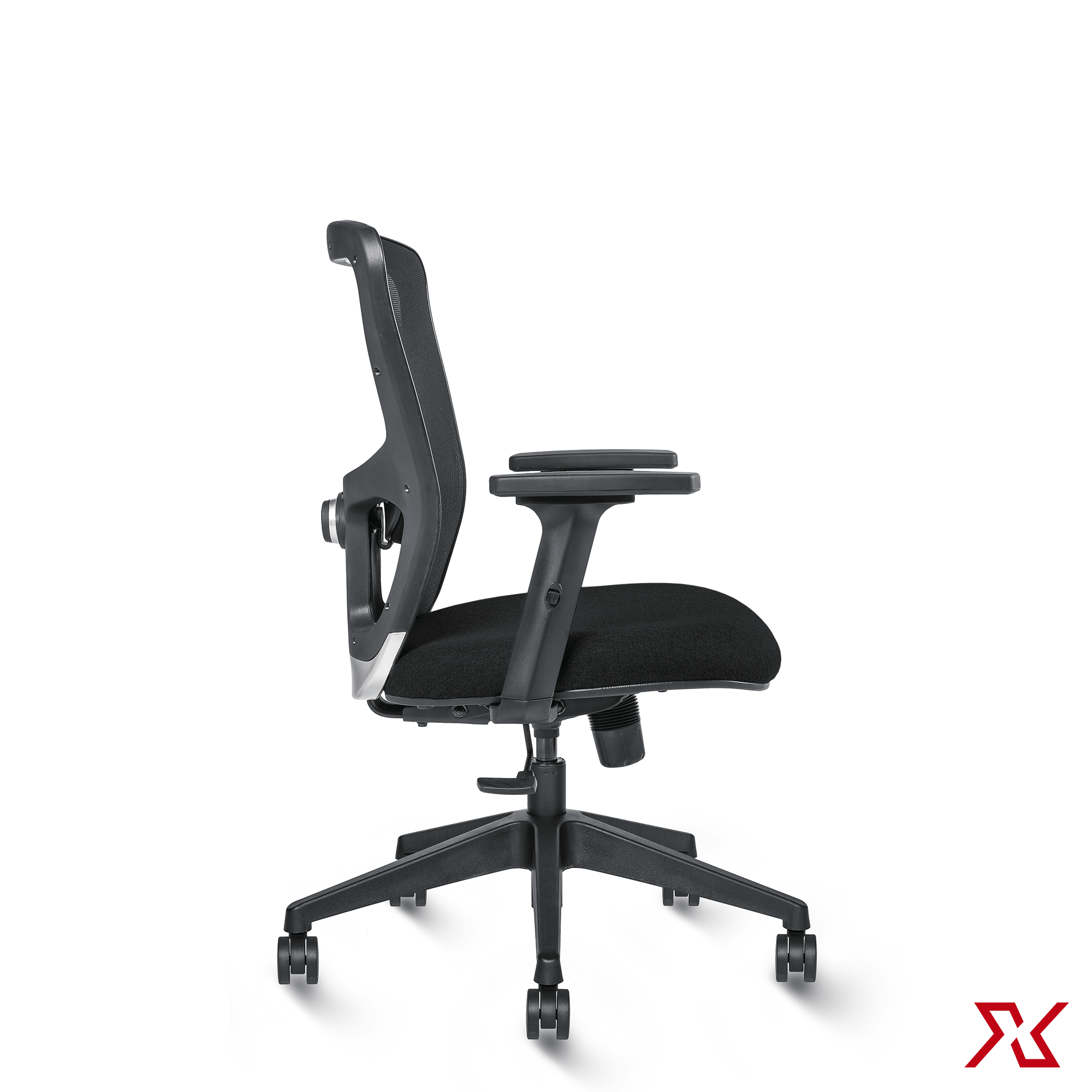 JAZZ Medium Back LX (Black Chair) - Exclusiff Seating Sytems