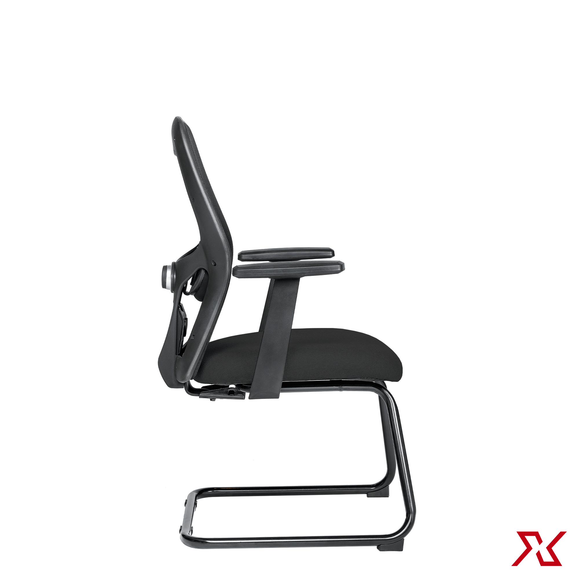 OSCAR Medium Back Visitor (Black Chair) - Exclusiff Seating Sytems