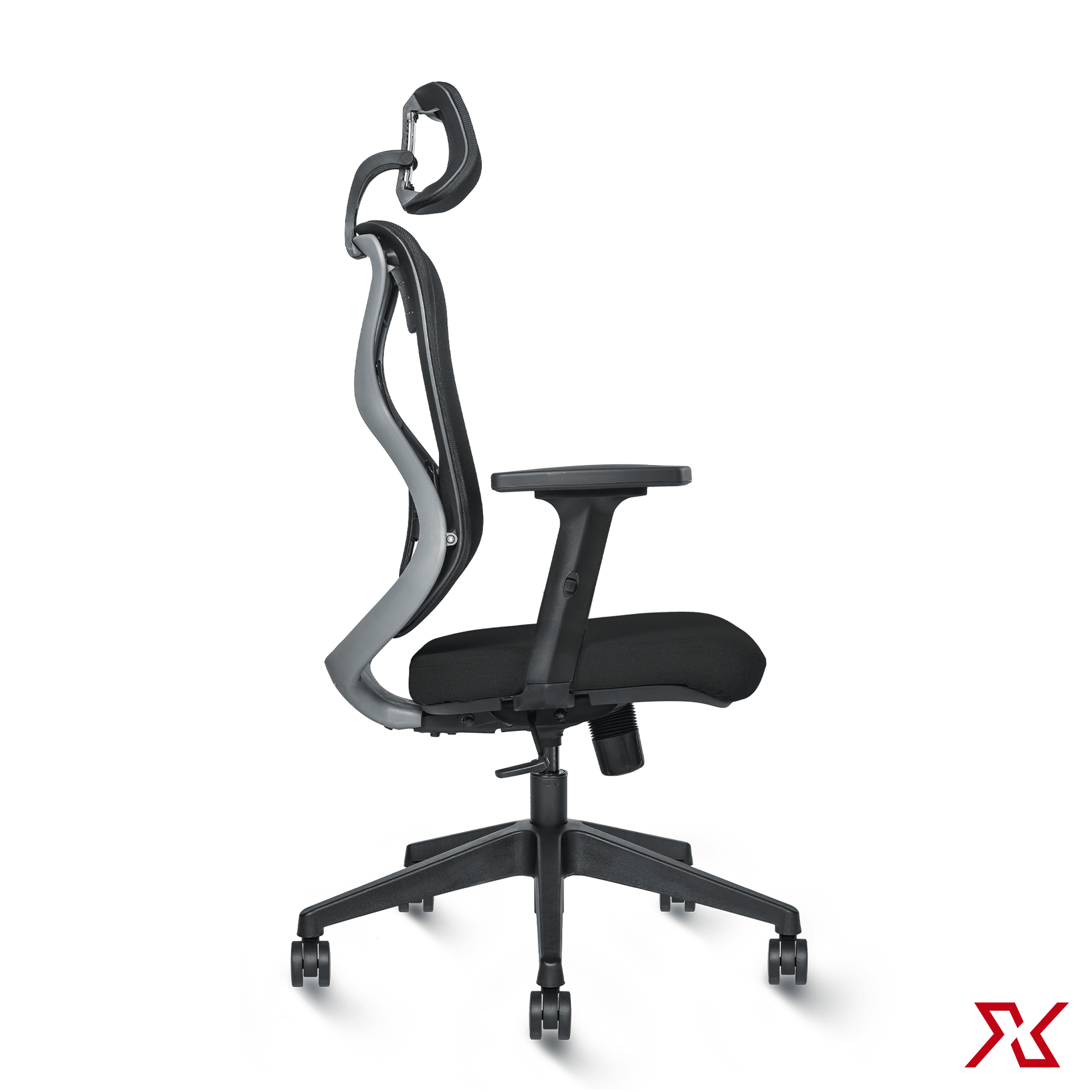 ZEN High Back ZX (Grey Chair) – Exclusiff Seating Sytems